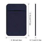 Elastic Lycra Phone Back Sticker Card Holder Secure Card Pocket with No Residue Removal – Bild 7