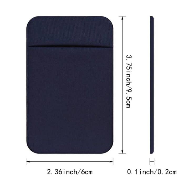 Elastic Lycra Phone Back Sticker Card Holder Secure Card Pocket with No Residue Removal – Bild 7