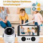 4.3 Inch IPS HD Display 720P Baby Monitor, US Plug, EU Plug, UK Plug, AU Plug – Bild 3