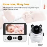 4.3 Inch IPS HD Display 720P Baby Monitor, US Plug, EU Plug, UK Plug, AU Plug – Bild 4