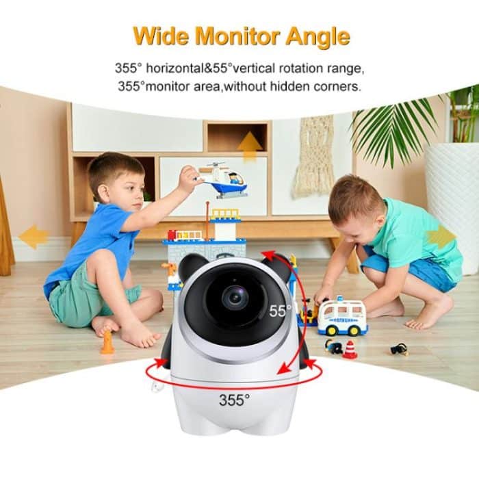 4.3 Inch IPS HD Display 720P Baby Monitor, US Plug, EU Plug, UK Plug, AU Plug – Bild 5