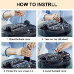 For IRobot Roomba 5/6/7/8/9 Series Walking Wheels Vacuum Cleaner Accessories, Left+Right Wheel-Blue, Left Wheel-Blue, Right Wheel-Blue, Left+Right Wheel-Black, Left Wheel-Black, Right Wheel-Black – Bild 9