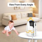 5 inch LCD Screen Auto Night Vision Baby Monitor, US Plug, EU Plug, UK Plug, AU Plug – Bild 2