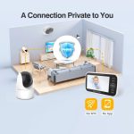 5 inch LCD Screen Auto Night Vision Baby Monitor, US Plug, EU Plug, UK Plug, AU Plug – Bild 6
