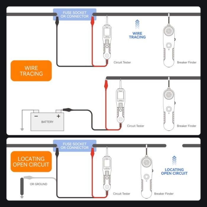 VDIAGTOOL Reparaturwerkzeug für den Stromkreisfehlerdetektor im Automobilbereich – Bild 10