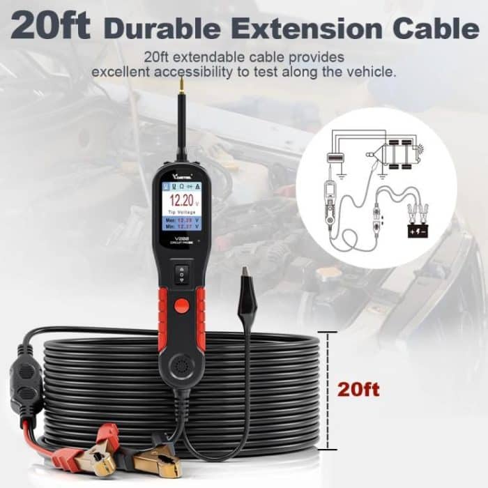 VDIAGTOOL 6-42V Automotive Circuit Tester, V200 – Bild 4