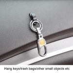 4pcs / Set Multifunctional Simple Hidden Car Seat Sticky Hooks – Bild 5