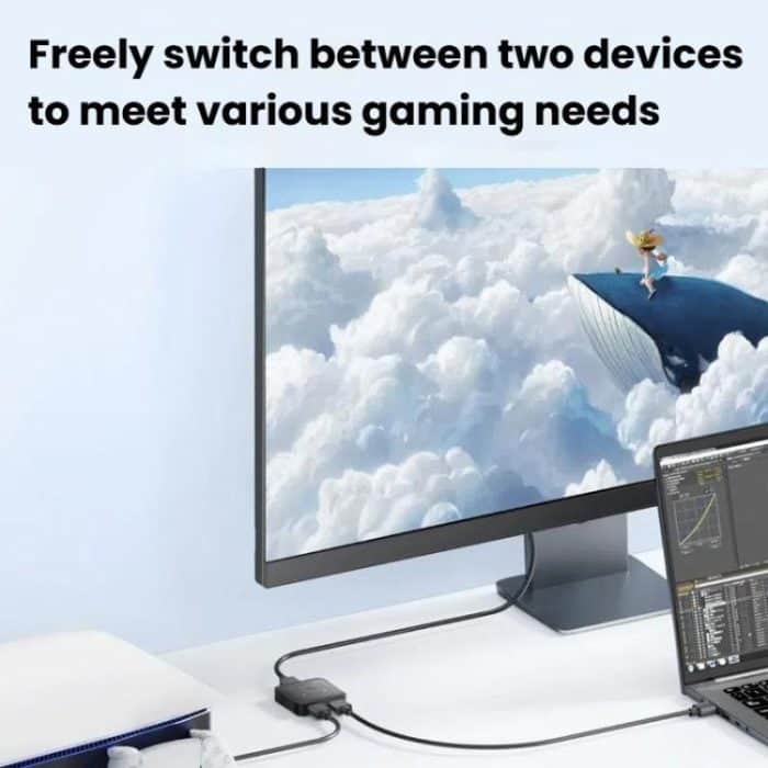 ANKER A83H1 4K 2 Into 1 Out Docking Station HDMI Converter, A83H1 – Bild 6