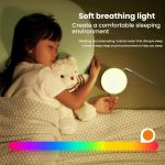 HE-B003 Portable Soothing Baby White Noise Night Light Sleep Instrument – Bild 6