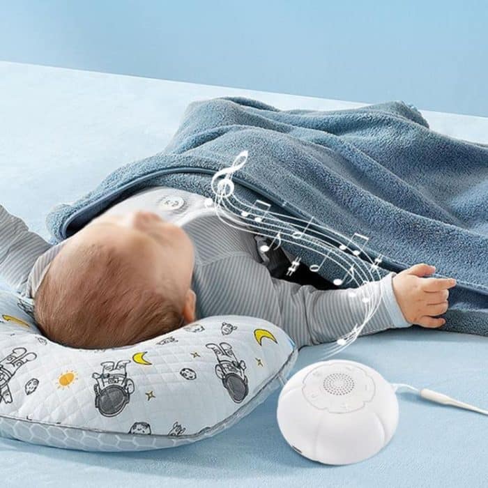HE-B003 Portable Soothing Baby White Noise Night Light Sleep Instrument – Bild 8