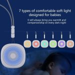 LT010 7-color Breathing Light Baby White Noise Sleep Device Portable Sleep Aid – Bild 4