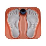 EMS Smart 6-mode 15-level 3D Foot Massage Pad Microcurrent Foot Massager, (Orange)