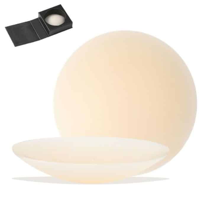 Anti-Bump Ultra-Thin Breathable Silicone Self-Adhesive Invisible Breast Stickers, 8CM White Skin, 8CM Dark Skin, 8CM Foundation Skin Color – Bild 1