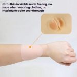Anti-Bump Ultra-Thin Breathable Silicone Self-Adhesive Invisible Breast Stickers, 8CM White Skin, 8CM Dark Skin, 8CM Foundation Skin Color – Bild 4