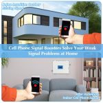 Triple-Band 900/1800/2100 Mobile Phone Signal Reception Booster Amplifier, UK Plug, US Plug, EU Plug – Bild 7