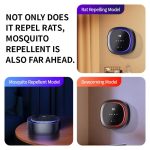 R1 Ultrasonic + Optical Drive Dual Mouse Repellent Home Mosquito Repellent, 2000mAh Battery, USB Plug-in – Bild 5