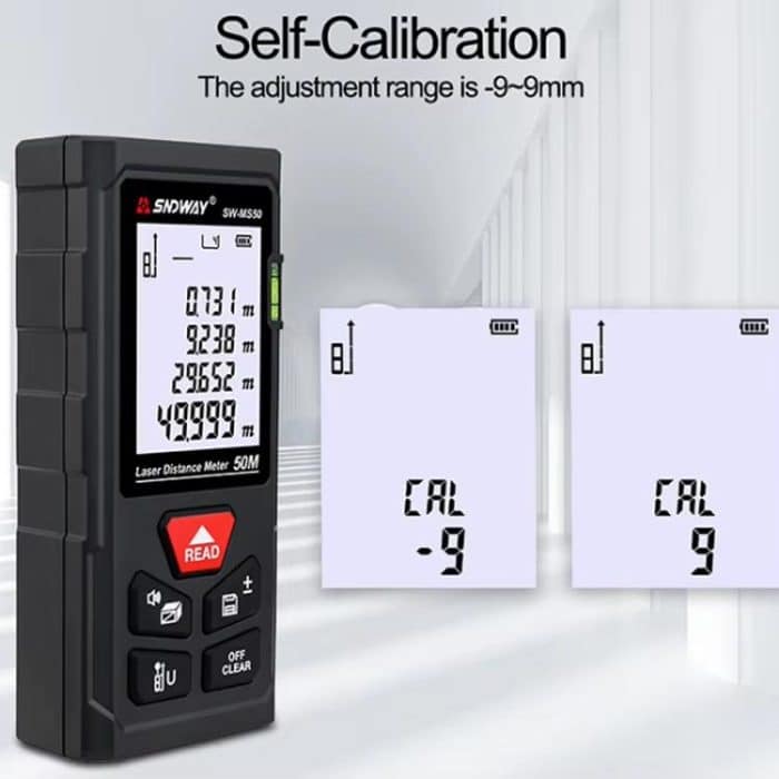 Laser Distance Measuring Instrument High Precision Laser Ruler, SNDWAY SW-MS50 50M, SNDWAY SW-MS70 70M, SNDWAY SW-MS100 100M – Bild 6