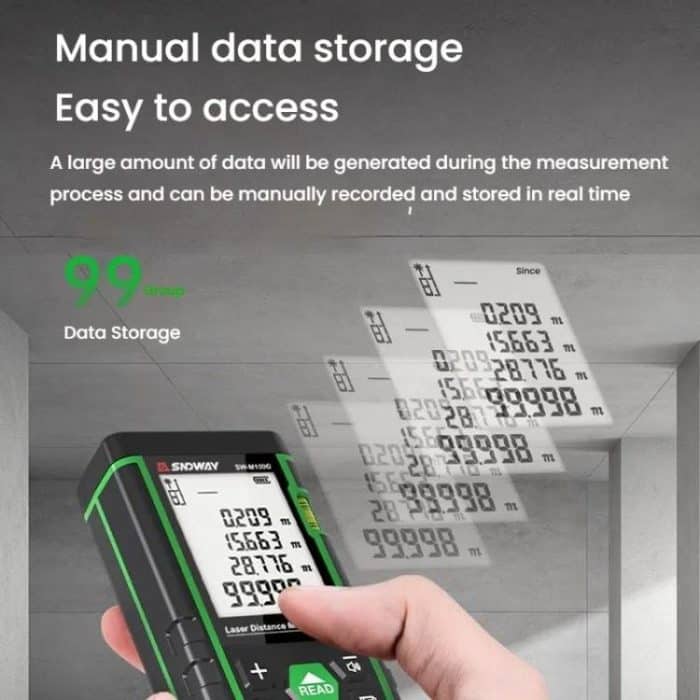 Indoor Outdoor General Purpose Green Laser Range Finder, SNDWAY SW-M50G 50M, SNDWAY SW-M70G 70M, SNDWAY SW-M100G 100M – Bild 8
