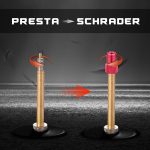 10pcs ZTTO Mountain Road Bicycle Presta To Schrader Valve Converter Kit – Bild 4