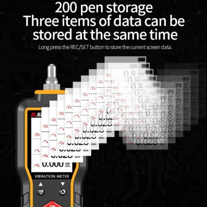 Digital Vibrometer Motor Fault Vibration Detector Vibration Pen, SW-65A – Bild 5