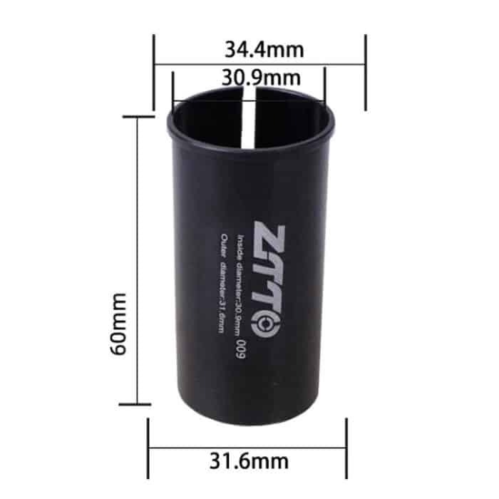 2pcs ZTTO Bicycle Seat Post Conversion Sleeve Reducer Cover, 30.9-31.6mm 009, 25.4-30.9mm 010, 25.4-31.6mm 011, 27.2-30mm 012 – Bild 6