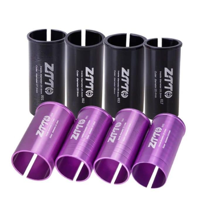 2pcs ZTTO Bicycle Seat Post Conversion Sleeve Reducer Cover, 30.9-31.6mm 009, 25.4-30.9mm 010, 25.4-31.6mm 011, 27.2-30mm 012 – Bild 2