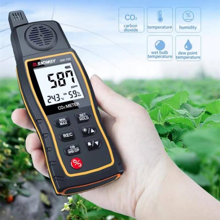 Carbon Dioxide Gas Detector Handheld Indoor Household Air CO2 Concentration Alarms, SW-723 – Bild 2