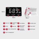 Desktop Noise Meter Temperature and Humidity Meter Decibel Meter Environmental Noise Monitor, SW-525S – Bild 3