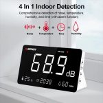 Desktop Noise Meter Temperature and Humidity Meter Decibel Meter Environmental Noise Monitor, SW-525S – Bild 4