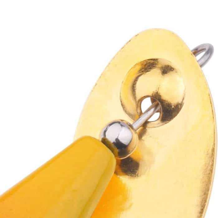 HENGJIA Single Hook Sequins Road Runner Bait Fishing False Lures, 5colors / Box – Bild 5