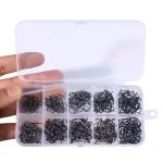 HENGJIA FH032 3-12# Outdoor Fishing Single Hook With Ring, 500pcs / Box – Bild 5