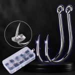 HENGJIA FH032 3-12# Outdoor Fishing Single Hook With Ring, 500pcs / Box – Bild 7