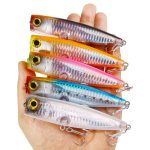 HENGJIA PO105 Surface Tethered Wave Steak 11CM 23G Bionic Lure Fake Bait, 5colors / Set – Bild 4