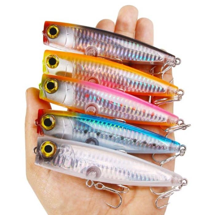 HENGJIA PO105 Surface Tethered Wave Steak 11CM 23G Bionic Lure Fake Bait, 5colors / Set – Bild 4