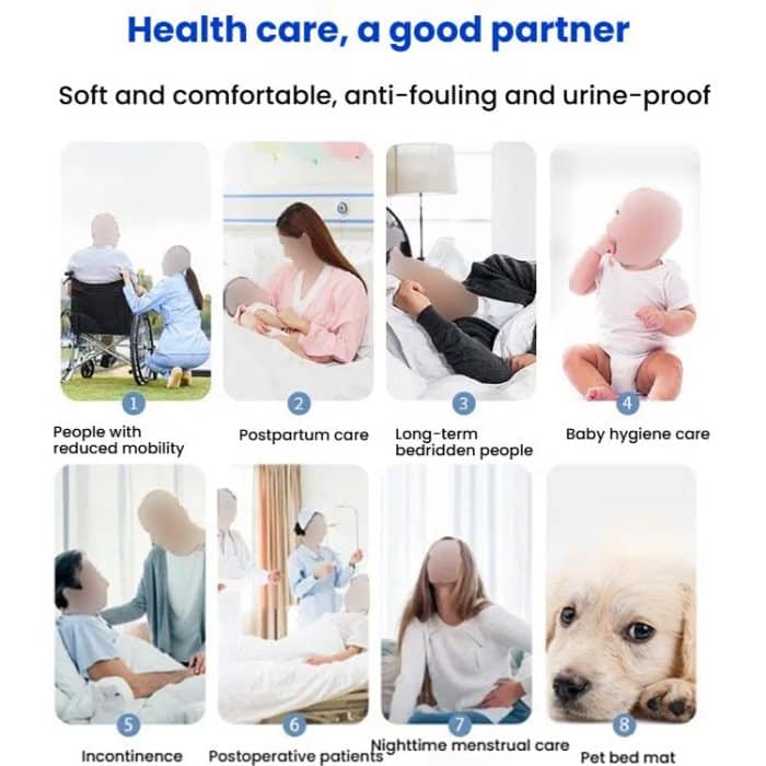 KangYi Doctor 60x90cm Einweg-Stillmatratze für Erwachsene, Babywindel, transparente Packung – Bild 9