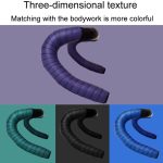 FMFXTRA F233 1pair Road Bicycle Handlebar Strap PU Stretchy And Shock-Absorbing Wrap-Around Tape – Bild 6