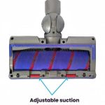 Adjustable Suction Floor Brush for Dyson V7 / V8 / V10 / V11 / V15 / G5 Vacuum Cleaners, Direct Drive Bristle Roller, Soft Roller, Direct Drive Head+Soft Roller Set, Soft Head+Bristle Roller Set – Bild 3