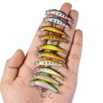 HENGJIA MI171 4.3cm-1.6g Sinking Road Runner Warbler Bait Outdoor Fishing Single Hook False Lure, 10colors / Box – Bild 4
