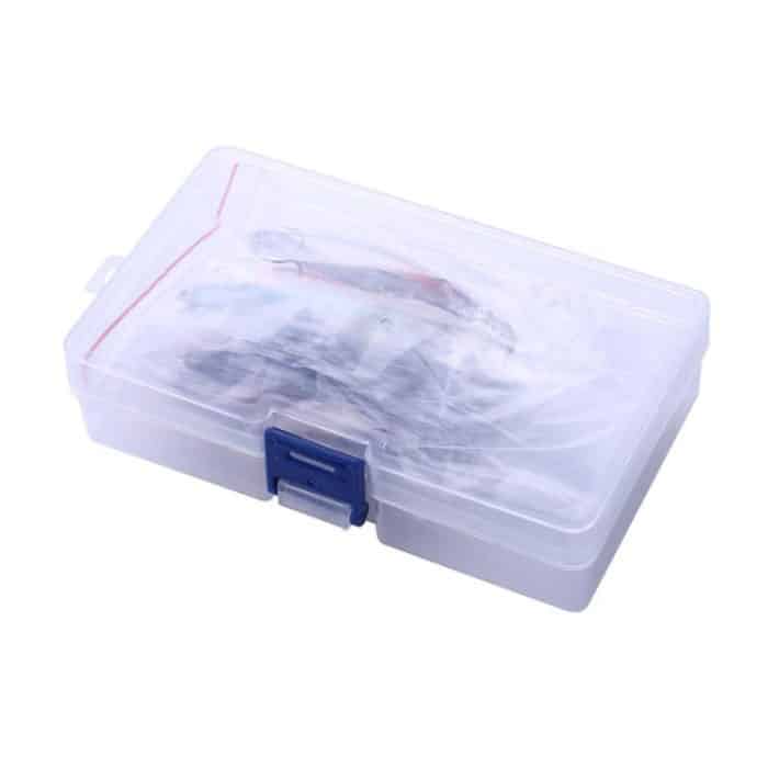 HENGJIA MI171 4.3cm-1.6g Sinking Road Runner Warbler Bait Outdoor Fishing Single Hook False Lure, 10colors / Box – Bild 5