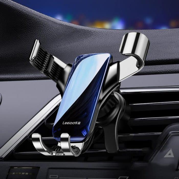 TBD0605964801A.jpg Leeioo Gravity Linkage Air Outlet Clip-on Car Mobile Phone Holder – Bild 1