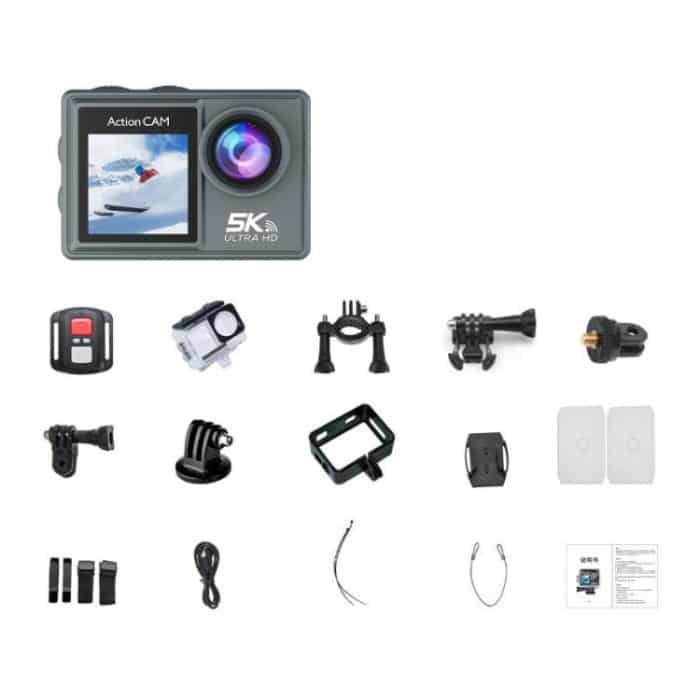 5K Action Camera Anti-Shake Outdoor HD Shooting Cycling Recorder Under Dive Camera, M40R With Remote Control, M40TR With Touch Screen + Remote Control, M40TRW With Touch Screen + Remote Control + Microphone – Bild 1