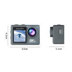 5K Action Camera Anti-Shake Outdoor HD Shooting Cycling Recorder Under Dive Camera, M40R With Remote Control, M40TR With Touch Screen + Remote Control, M40TRW With Touch Screen + Remote Control + Microphone – Bild 3