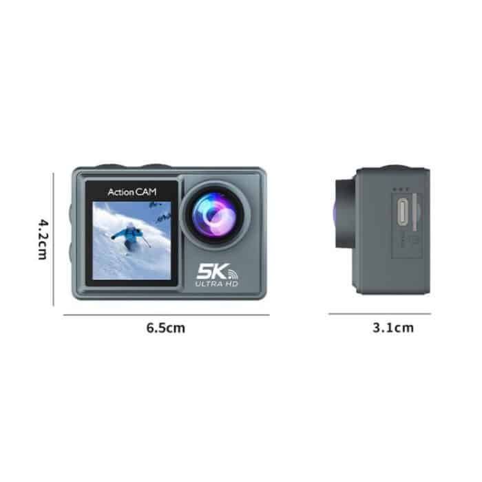 5K Action Camera Anti-Shake Outdoor HD Shooting Cycling Recorder Under Dive Camera, M40R With Remote Control, M40TR With Touch Screen + Remote Control, M40TRW With Touch Screen + Remote Control + Microphone – Bild 3