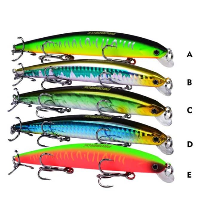 PROBEROS DW622 12.5cm-16g Submerged Minnow Lure All-Purpose Sea Fishing Plastic Bionic Hard Bait – Bild 2