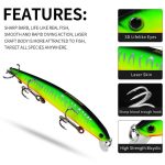 PROBEROS DW622 12.5cm-16g Submerged Minnow Lure All-Purpose Sea Fishing Plastic Bionic Hard Bait – Bild 6