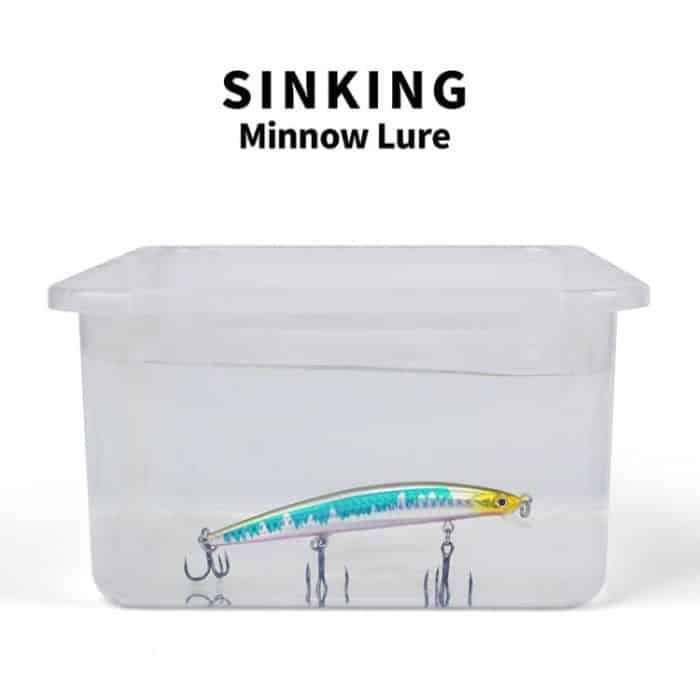 PROBEROS DW622 12.5cm-16g Submerged Minnow Lure All-Purpose Sea Fishing Plastic Bionic Hard Bait – Bild 7