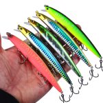 PROBEROS DW622 12.5cm-16g Submerged Minnow Lure All-Purpose Sea Fishing Plastic Bionic Hard Bait – Bild 8