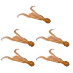 PROBEROS DW6123 10cm-4.8g Simulated Squid Soft Bait Sea Fishing Octopus False Lure, 5pcs / Pack
