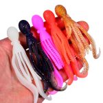 PROBEROS DW6123 10cm-4.8g Simulated Squid Soft Bait Sea Fishing Octopus False Lure, 5pcs / Pack – Bild 7
