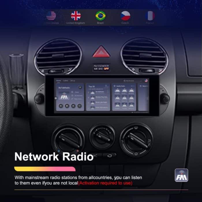 For Volkswagen Beetle 2002-2010 6.86 inch 2+64G Horizontal Screen Android Car Player, Standard, Standard+AHD+Microphone – Bild 2